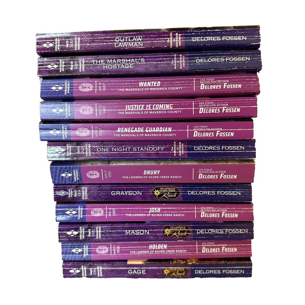 Harlequin Books Romantic Intrigue  Marshalls of Maverick County Set of 12